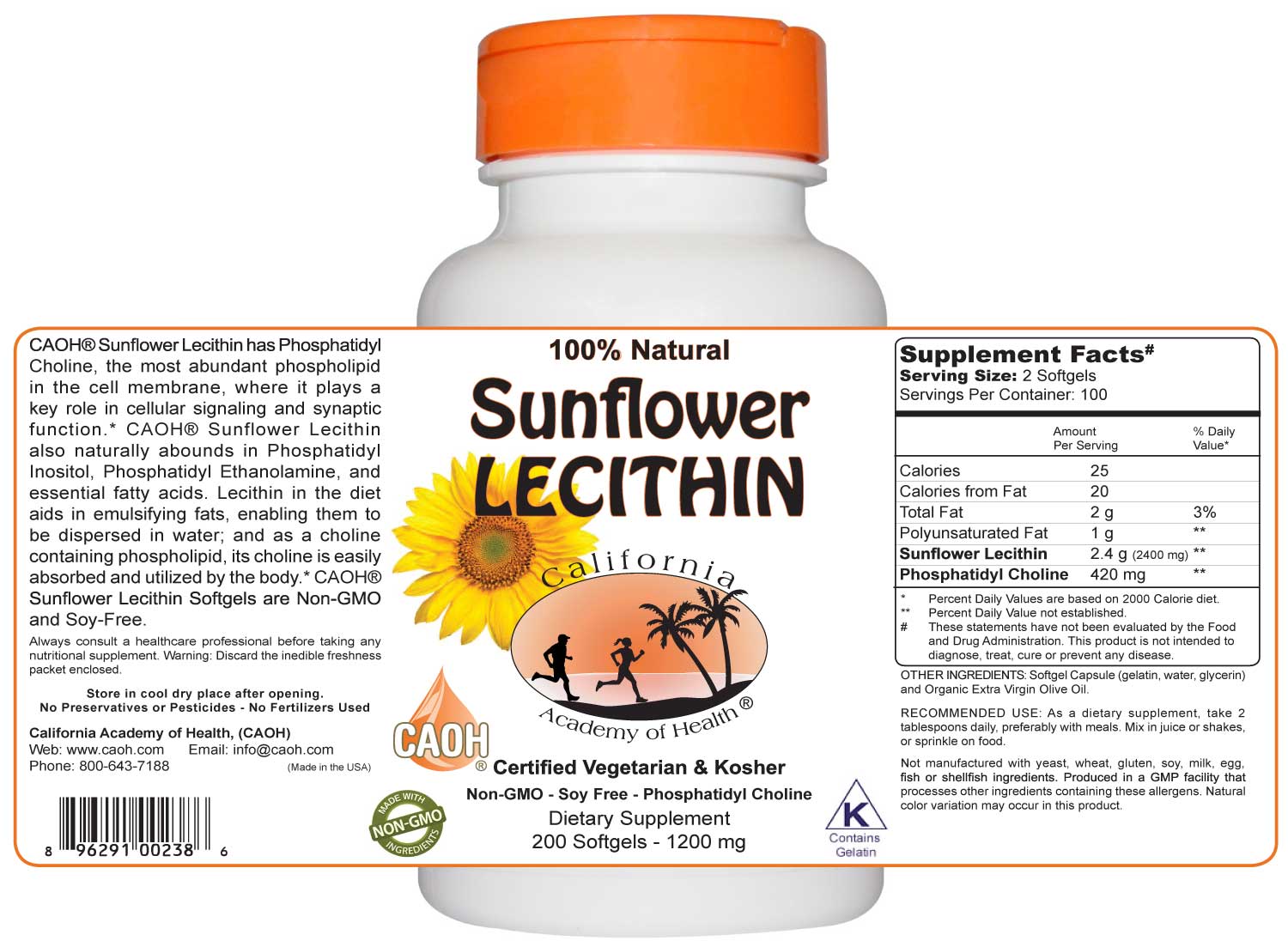 Our 100% Non-GMO Lecithin