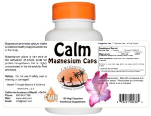 Calm Magnesium Capsules by CAOH